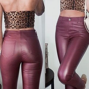 Sexy pleather pants😍😍😍